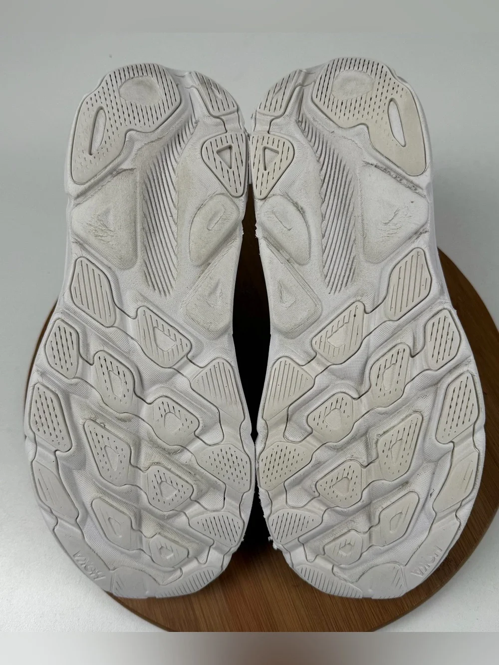 Hoka Clifton 9 All-White Cushioned Running Shoes
